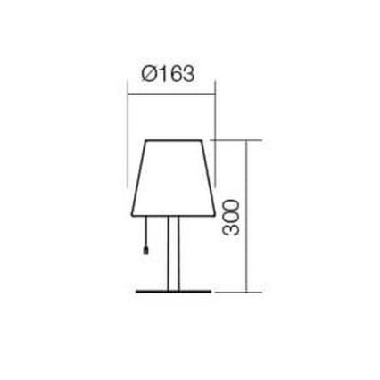 Redo 90166 - LED RGB Екстериорна димируема настолна лампа PINO LED/2,6W/230V 4400 mAh IP44