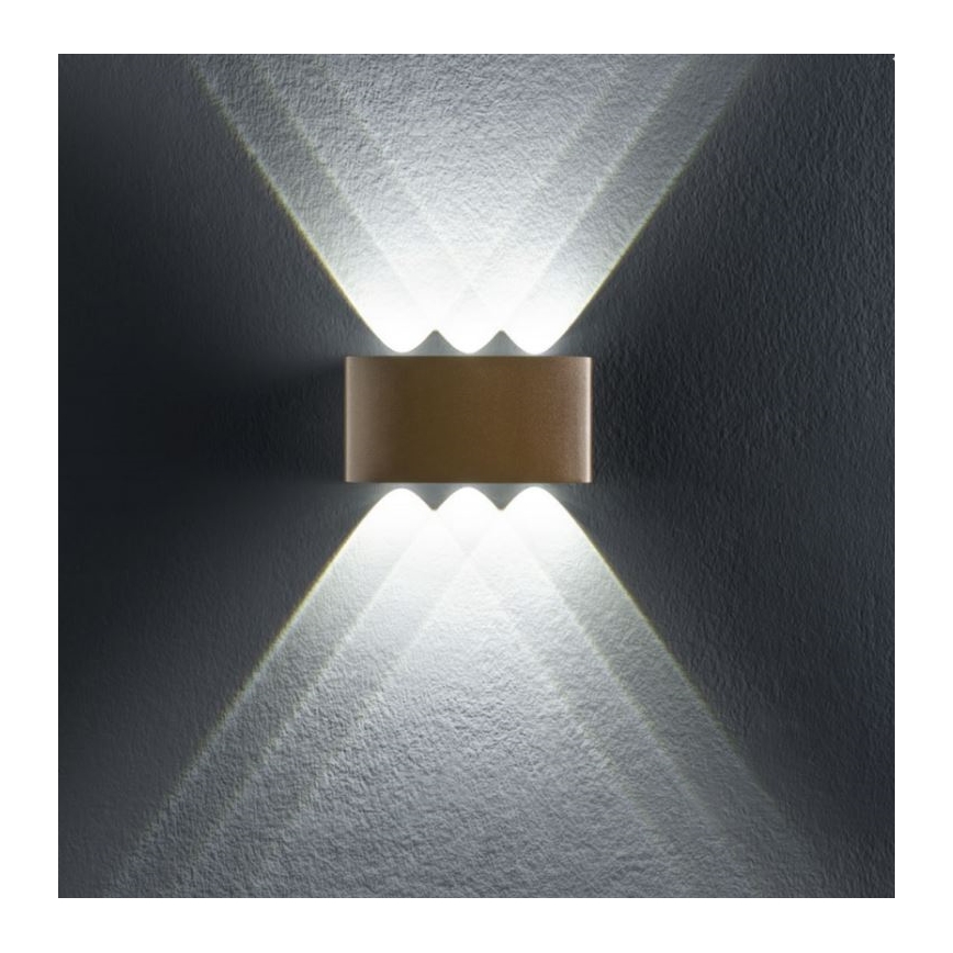Redo 90226 - LED Екстериорен аплик FABO LED/6W/230V 3000K IP54 сив
