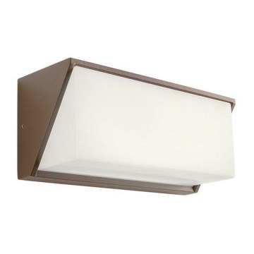 Redo 90239 - LED Екстериорен аплик SPECTRA LED/16W/230V 3000K IP54 кафяв