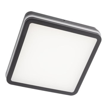 Redo 90288 - Екстериорна LED лампа за таван ISOLA LED/24W/230V 26x26 см 3000/4000/6500K IP54 антрацит