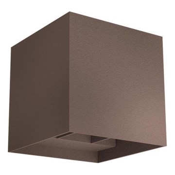 Redo 90298 - LED външен стенен осветител VARY 2xLED/10W/230V 3000K IP54 кафяв