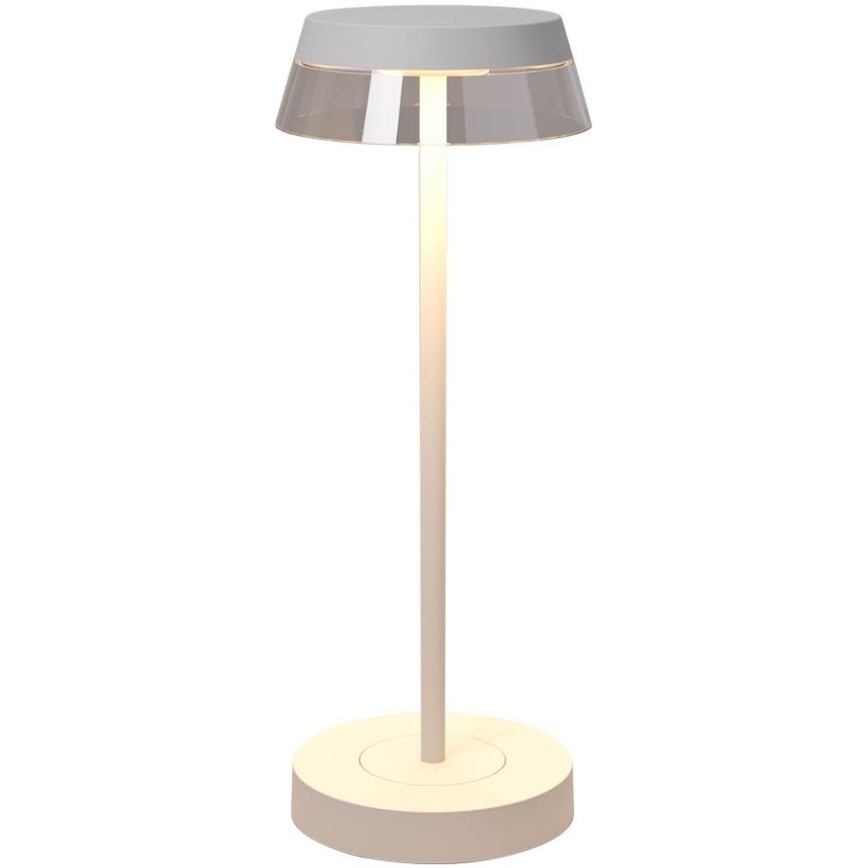 Redo 90306 - LED Димируема сензорна настолна лампа ILUNA LED/2,5W/5V 2700-3000K 3000 mAh IP65 бял