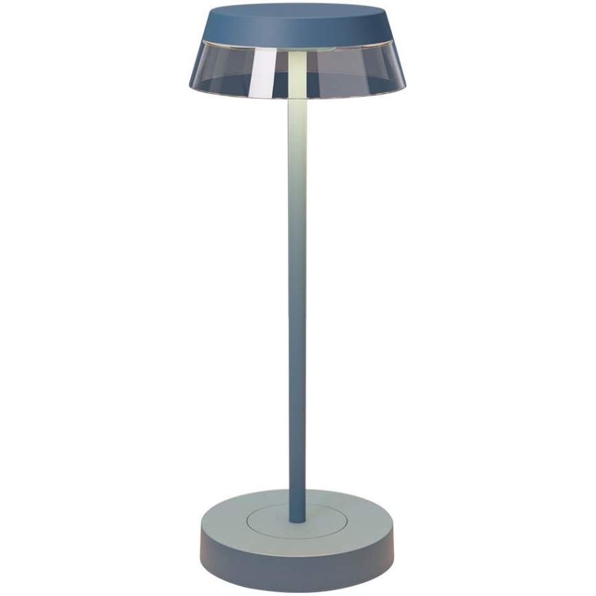 Redo 90310 - LED Димируема сензорна настолна лампа ILUNA LED/2,5W/5V 2700-3000K 3000 mAh IP65 син