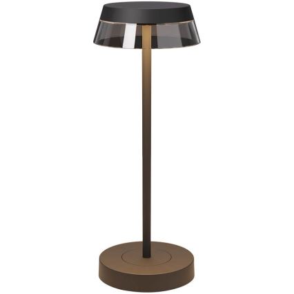 Redo 90312 - LED регулируема настолна лампа с докосване ILUNA LED/2,5W/5V 2700-3000K 3000 mAh IP65 черна