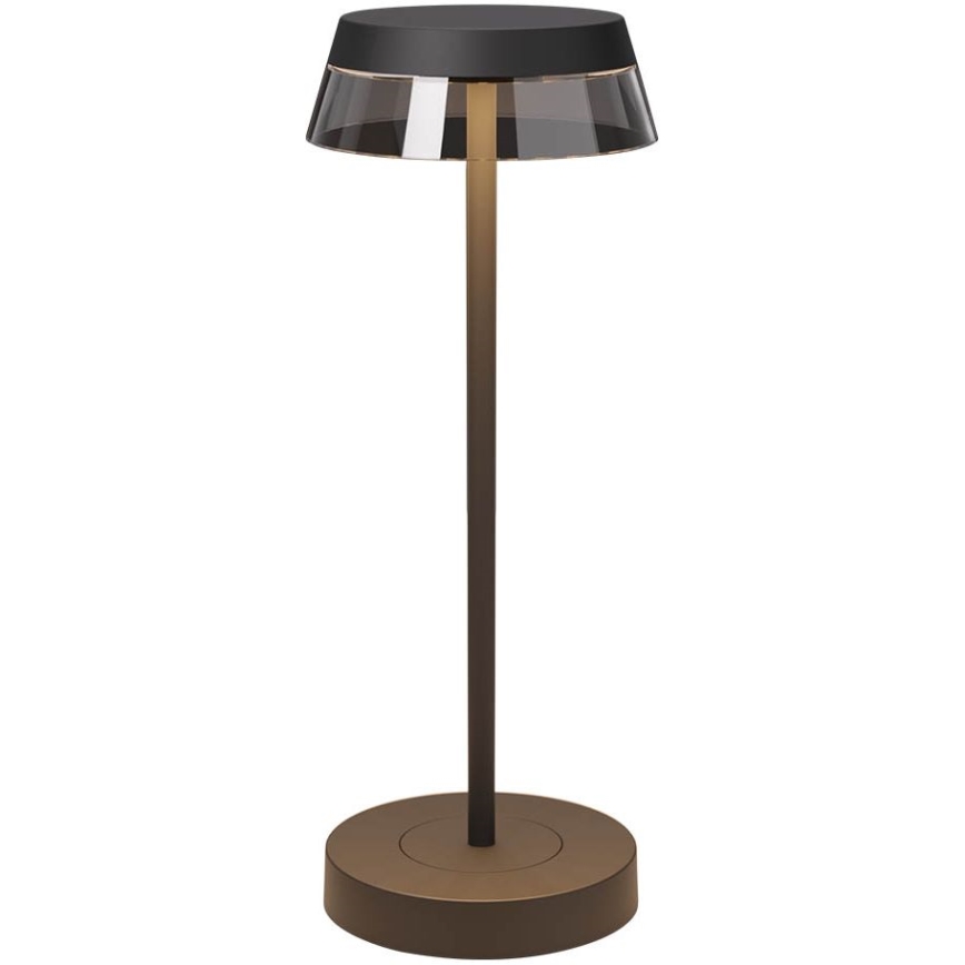 Redo 90312 - LED регулируема настолна лампа с докосване ILUNA LED/2,5W/5V 2700-3000K 3000 mAh IP65 черна