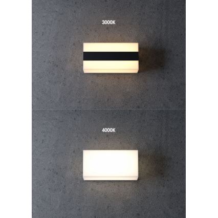 Redo 90325 - LED външно стенно осветително тяло KODIAK LED/8W/230V 4000K 20 cm IP65 бяло