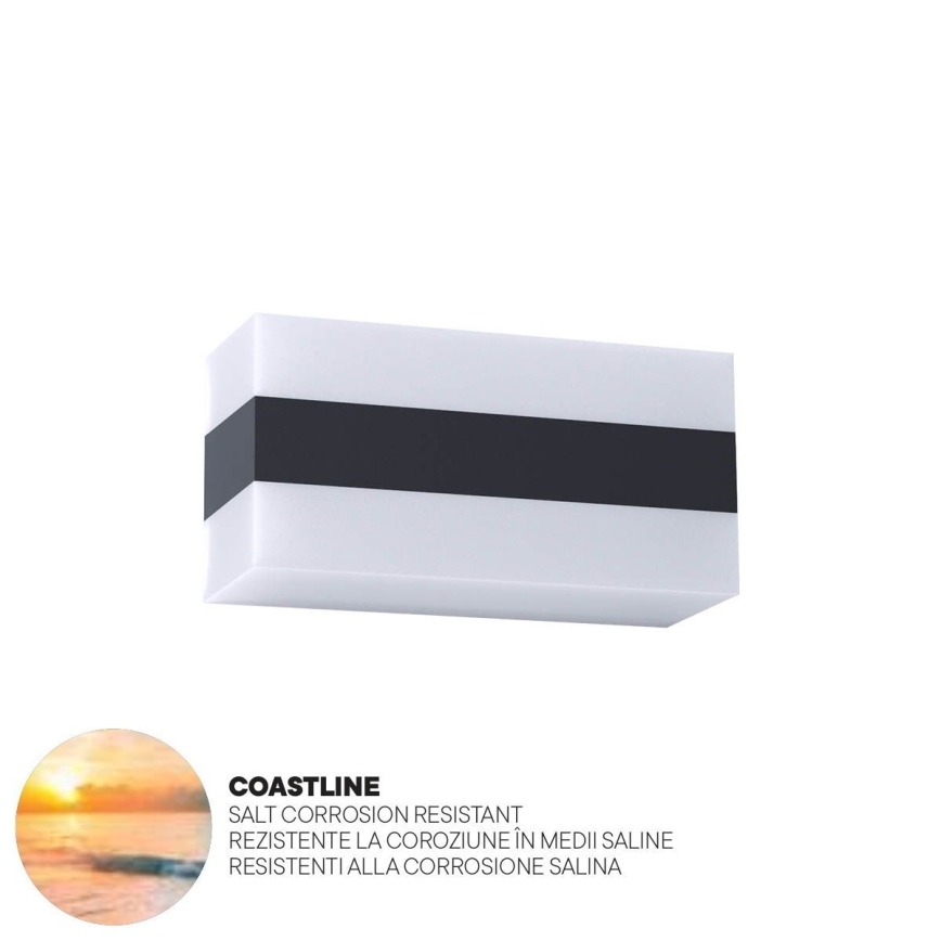 Redo 90326 - LED Екстериорен аплик KODIAK LED/8W/230V IP65 бял/черен