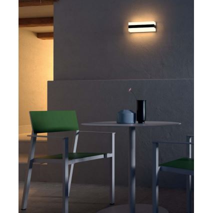 Redo 90330 - LED Екстериорен аплик KODIAK LED/12W/230V IP65 бял/черен