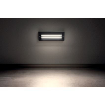 Redo 90330 - LED Екстериорен аплик KRUP LED/6W/230V IP65 антрацит