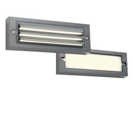 Redo 90330 - LED Екстериорен аплик KRUP LED/6W/230V IP65 антрацит