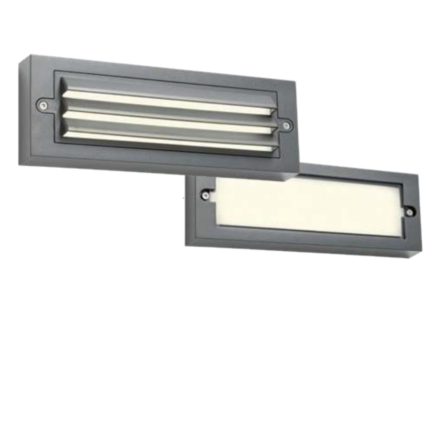 Redo 90330 - LED Екстериорен аплик KRUP LED/6W/230V IP65 антрацит