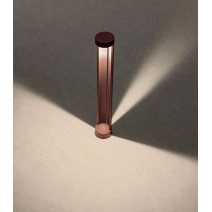 Redo 90366 - LED Външна лампа ZEUS LED/11,5W/230V 3000K 75 cm IP54 кафява