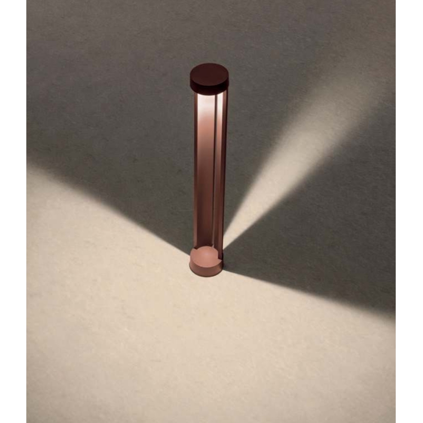 Redo 90366 - LED Външна лампа ZEUS LED/11,5W/230V 3000K 75 cm IP54 кафява