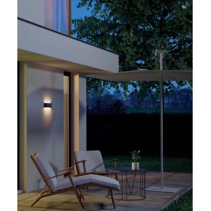 Redo 90376 - LED Екстериорен аплик KAMAL LED/4,4W/230V 3000K IP54 сив