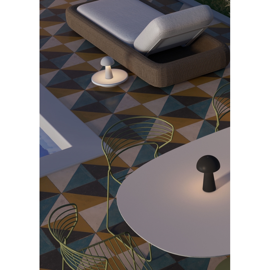 Redo 90439 - LED димируема сензорна външна лампа KIRA LED/4,7W/230V 2200 mAh IP44 черна