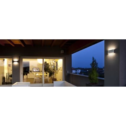 Redo 90451 - LED външно стенно осветително тяло KLIPPE LED/24W/230V 3000K IP54 бяло