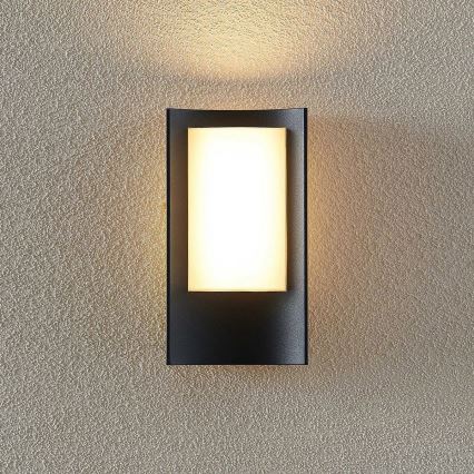 Redo 90483 - LED Екстериорен аплик WARP LED/8W/230V 3000K IP44 антрацит