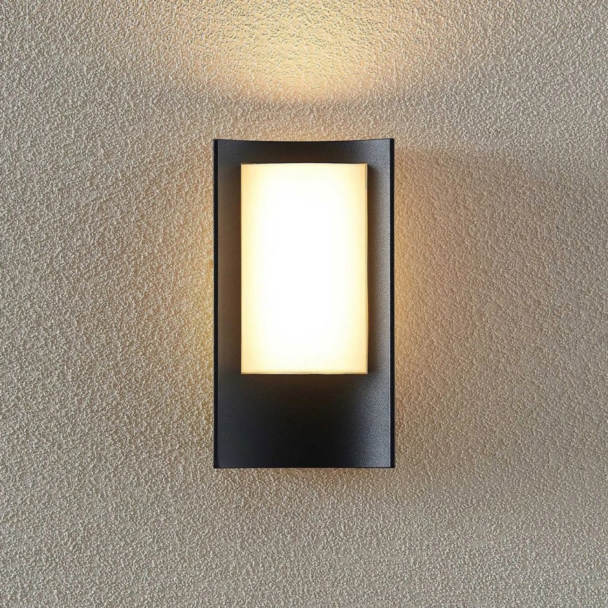 Redo 90483 - LED Екстериорен аплик WARP LED/8W/230V 3000K IP44 антрацит