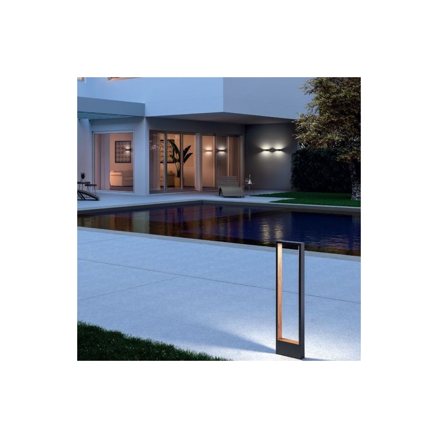 Redo 90509 - LED Екстериорна лампа WALD LED/10W/230V IP65 антрацит