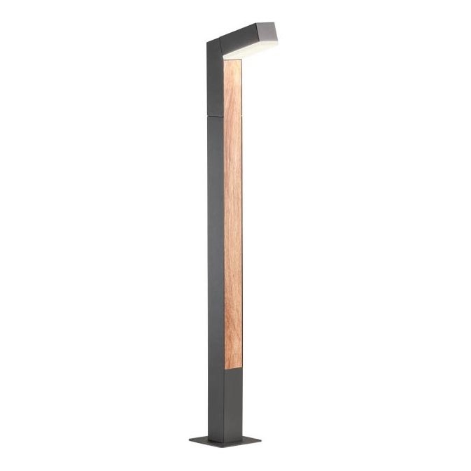 Redo 90512 - LED Екстериорна лампа WOODY LED/10W/230V IP54 антрацит