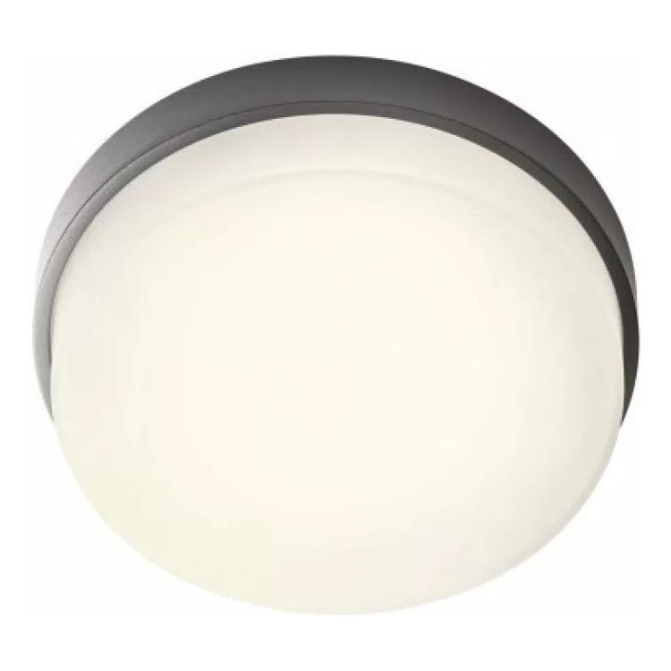 Redo 90516 - Екстериорна LED лампа за таван URANIA LED/10W/230V Ø 16 см IP65 антрацит