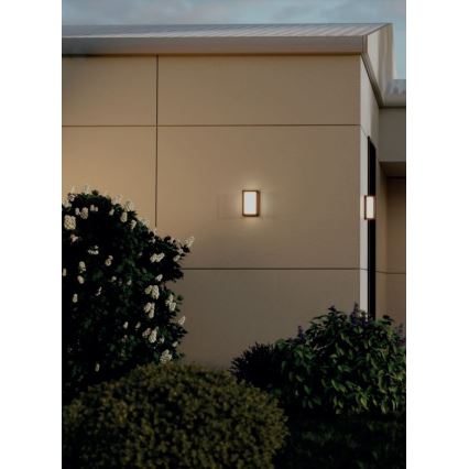 Redo 90534 - LED Екстериорен аплик QUADRIS LED/12W/230V IP54 кафяв