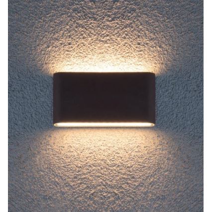 Redo 9054 - LED Екстериорен аплик POCKET LED/13W/230V IP54 антрацит