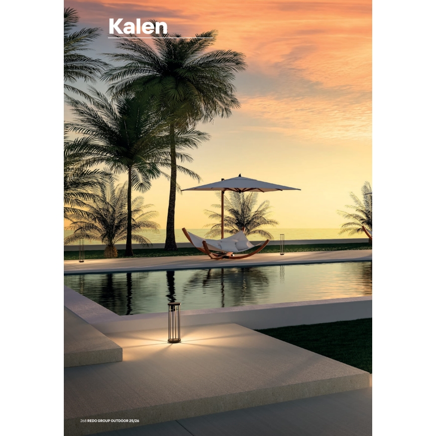 Redo 90579 - Външна LED лампа KALEN LED/8W/230V 3000K 75 см IP65 антрацит