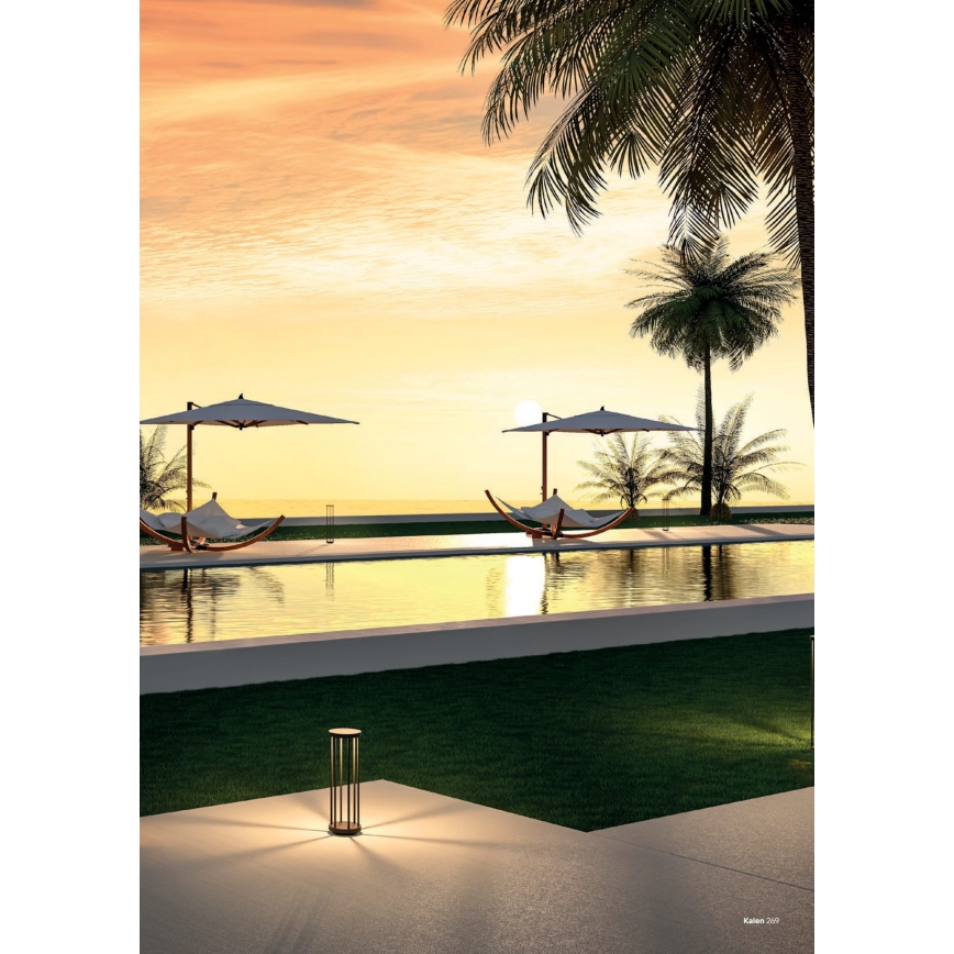 Redo 90579 - Външна LED лампа KALEN LED/8W/230V 3000K 75 см IP65 антрацит