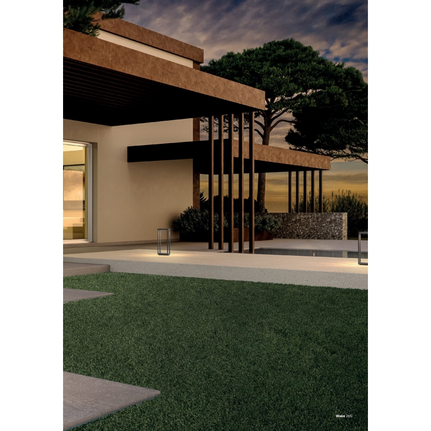 Redo 90580 - LED Външна лампа WAKE LED/8W/230V 3000K 20 см IP65 антрацит