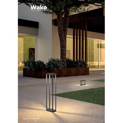 Redo 90582 - LED външна лампа WAKE LED/8W/230V 3000K 75 cm IP65 антрацит