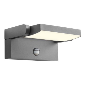 Redo 90587 - LED Екстериорен аплик със сензор FLIP LED/20W/230V CRI 90 3000K IP54 антрацит
