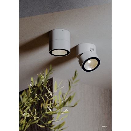 Redo 90626 - Външно LED точково осветително тяло SHAFT LED/13W/230V 3000K Ø 9 cm IP65 бяло