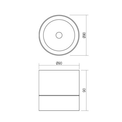 Redo 90628 - Външно точково осветително тяло SHAFT LED/13W/230V 3000K Ø 9 см IP65, кафяво