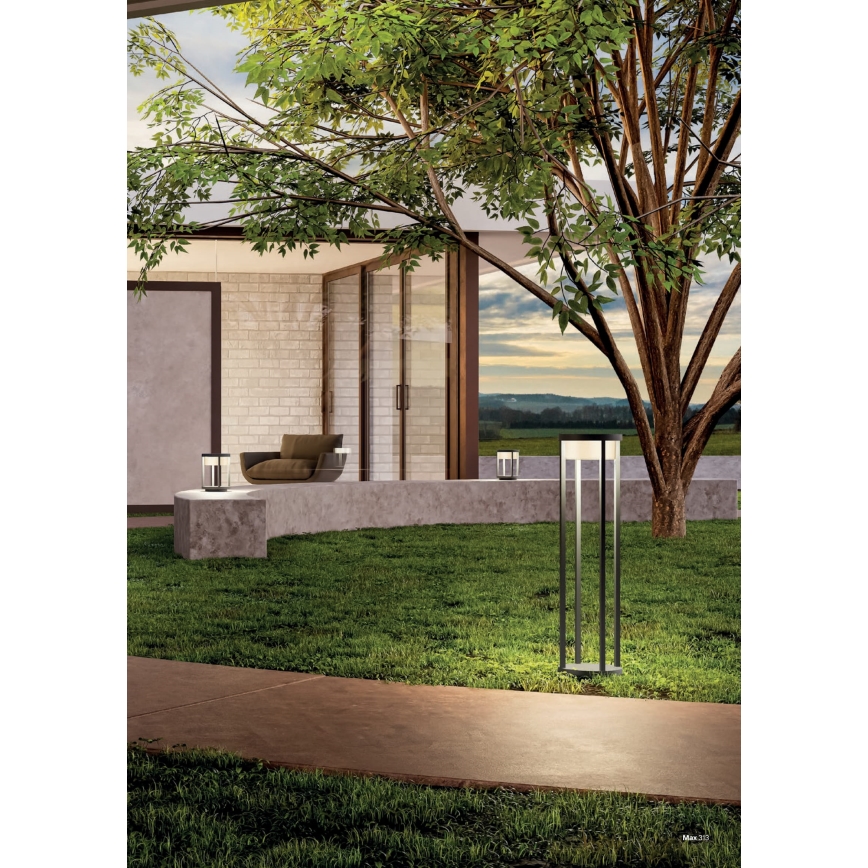 Redo 90677 - LED външна лампа MAX LED/15W/230V 3000K 80 cm IP65 антрацит