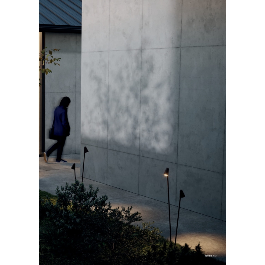 Redo 90713 - Външна LED лампа NIVALIS 2xLED/6,9W/230V 3000K 110 cm IP65 зелена