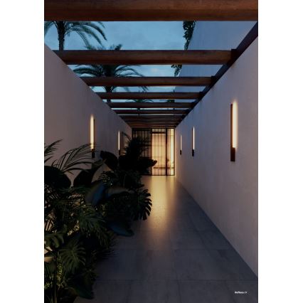 Redo 90870 - LED външен стенен осветител REFLEXA LED/6W/230V 3000K 62,1 см CRI 90 IP54 антрацит