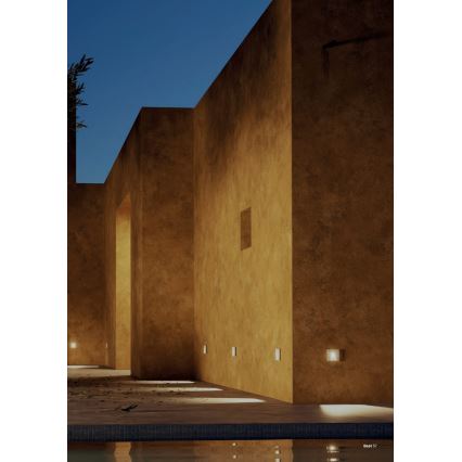 Redo 91195 - LED Външно ориентиращо осветително тяло BAST LED/2,5W/230V 3000K CRI 90 IP65 сиво