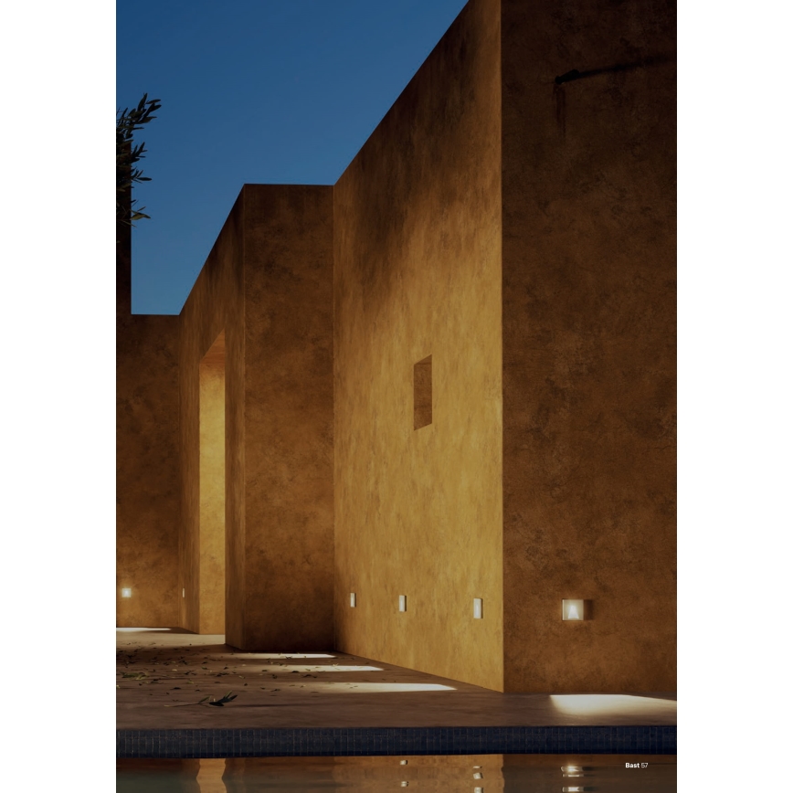 Redo 91195 - LED Външно ориентиращо осветително тяло BAST LED/2,5W/230V 3000K CRI 90 IP65 сиво