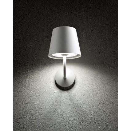 Redo 9124 - LED Екстериорен аплик GIORGIO LED/7W/230V IP65 бял