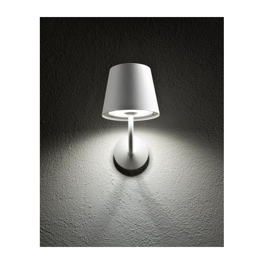 Redo 9124 - LED Екстериорен аплик GIORGIO LED/7W/230V IP65 бял