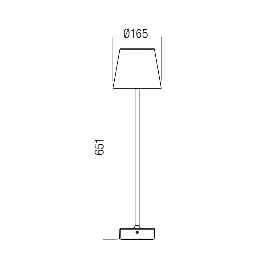 Redo 9127 - LED Екстериорна лампа GIORGIO LED/7W/230V IP65 черен
