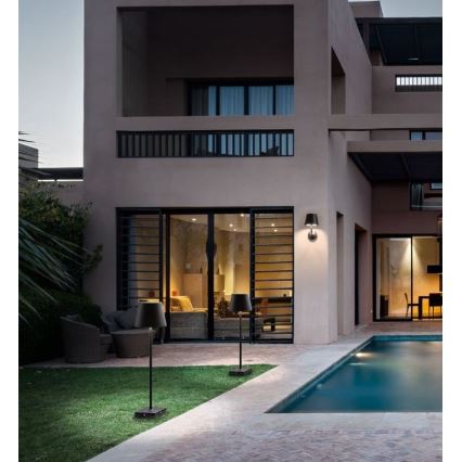 Redo 9127 - LED Екстериорна лампа GIORGIO LED/7W/230V IP65 черен