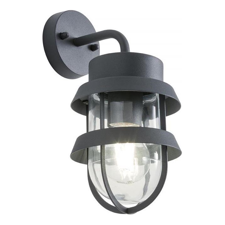 Redo 9498 - Екстериорен аплик CLAUT 1xE27/42W/230V IP44 антрацит
