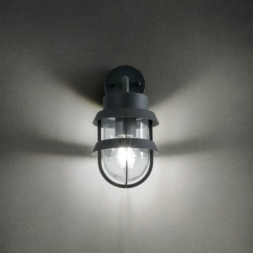 Redo 9498 - Екстериорен аплик CLAUT 1xE27/42W/230V IP44 антрацит