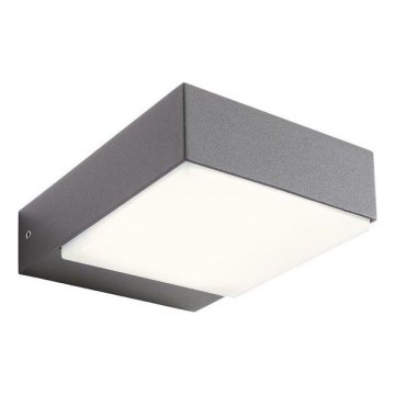 Redo 9560 - LED Екстериорен аплик CUBE LED/7W/230V 3000K IP54 антрацит