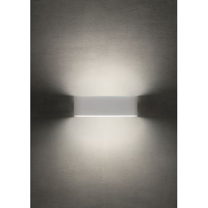 Redo 9622 - LED външно стенно осветително тяло KLIPPE LED/13W/230V 3000K IP54 бяло