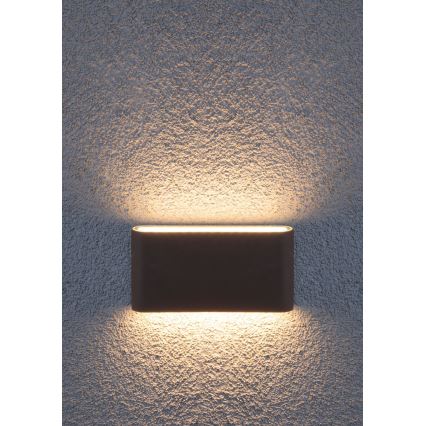 Redo 9623 - LED Екстериорен аплик POCKET 2xLED/6W/230V IP54 антрацит