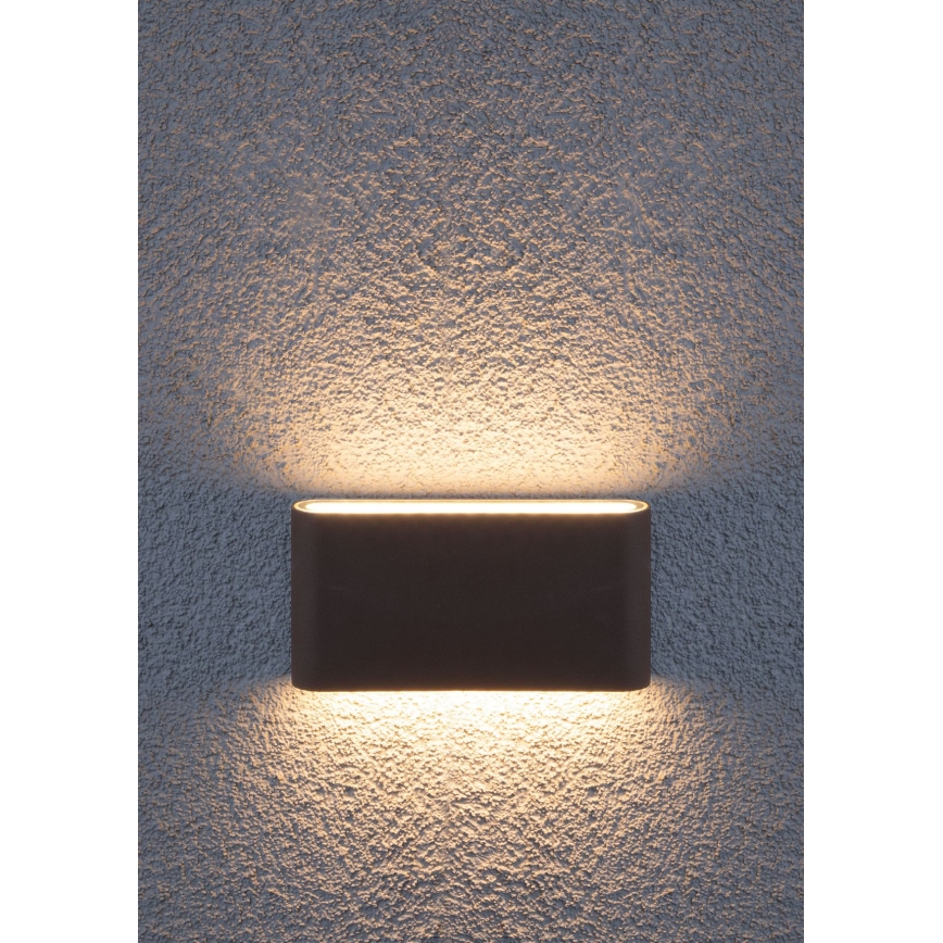 Redo 9623 - LED Екстериорен аплик POCKET 2xLED/6W/230V IP54 антрацит
