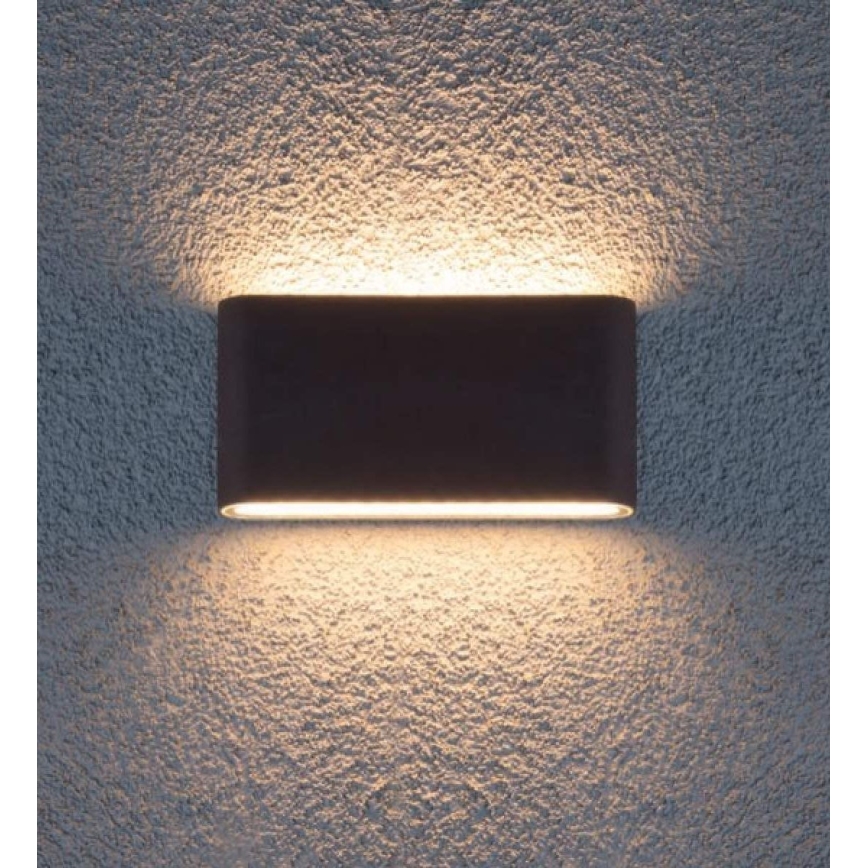 Redo 9623 - LED Екстериорен аплик POCKET 2xLED/6W/230V IP54 антрацит